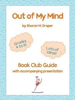 Preview of Out of My Mind Book Club Guide with Accompanying Presentation