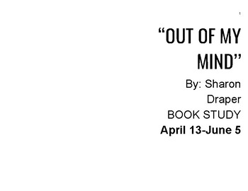 Preview of Out of My Mind Book Study