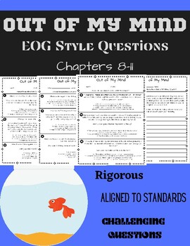 Preview of Out of My Mind: Chapter 8-11 EOG Comprehension Questions