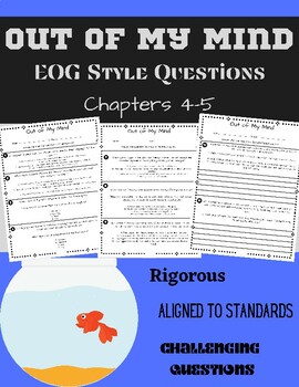 Preview of Out of My Mind: Chapters 4-5 EOG Style Questions