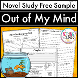 Out of My Mind Novel Study | FREE Sample