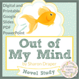 Out of My Mind by Sharon Draper Novel Study, Digital and P