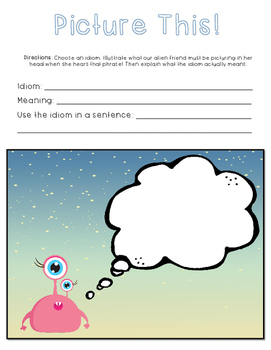 Out Of This World Idioms By Elizabeth Means Teachers Pay Teachers