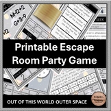 Out of This World! Outer Space Printable Escape Room