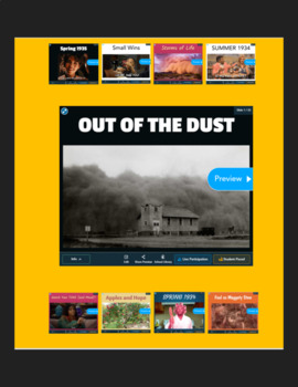 Preview of Out of the Dust COMPLETE Nearpod Unit