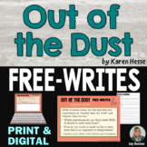 Out of the Dust FREE-WRITES Prompts - Print & Digital 