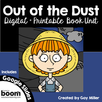 Preview of Out of the Dust Digital + Printable Novel Study by Karen Hesse