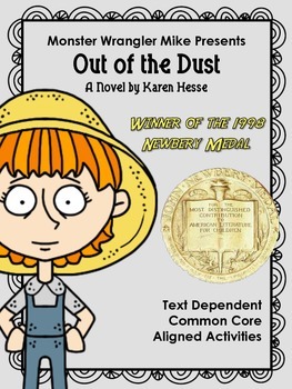 Preview of Out of the Dust Text Dependent Common Core Novel Activities