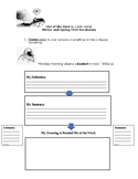 Out of the Dust Vocabulary Graphic Organizers/Games: Winte