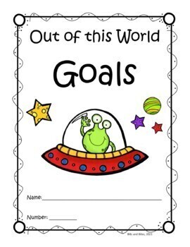 Preview of Out of this World GOALS!   Student Goal Tracking
