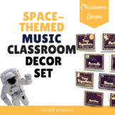 Space-Themed Music Classroom Decor Set