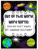 Out of this World Word Work: Long and Short Vowels