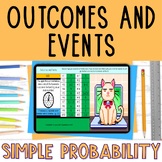 Outcomes and Events 7th Grade Math Simple Probability Pixe