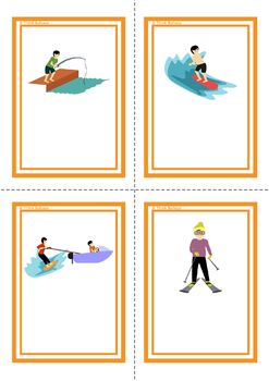 Water Sports in English - Water sport Vocabulary with Pictures 