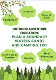 Outdoor Adventure Education: Plan a Boundary Waters Canoe 