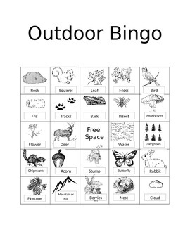 Preview of Outdoor Bingo