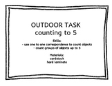 Outdoor Classroom Task: Counting to Five