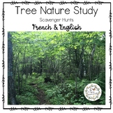 Outdoor Education - Tree Nature Study Scavenger Hunt FRENC