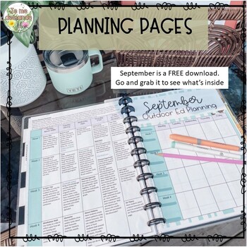 Outdoor Education - Year Long Planning Guide - SEPTEMBER by Je me demande