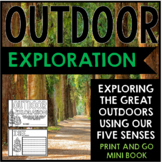 Outdoor Exploration Five Senses Writing Mini Book