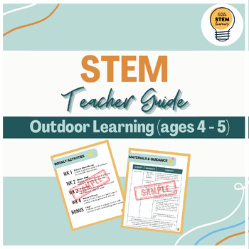Preview of Outdoor Learning - 4 Days of Activities to Get Started!