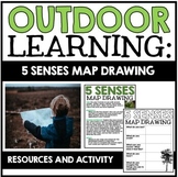 Outdoor Learning Activity - 5 Senses Map Drawing - Spring 