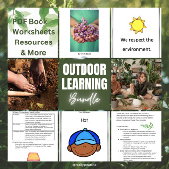 Preview of Outdoor Learning Bundle ~ Handbook and Worksheets (Early Learners)