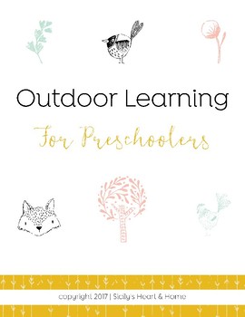 Preview of Outdoor Learning For Preschoolers