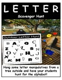Outdoor Letter Scavenger Hunt