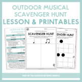 Outdoor Musical Scavenger Hunt | Lesson Plan & Printables