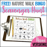 Outdoor Nature Walk Scavenger Hunt | Play Bingo on a Nature Walk