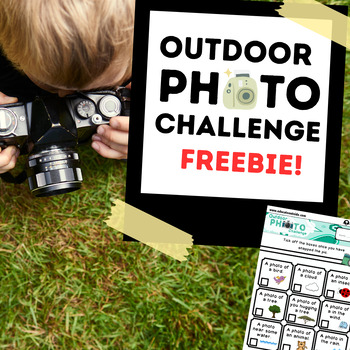 Preview of Outdoor Photo Challenge Freebie