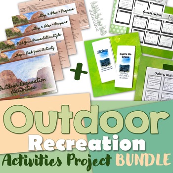 Preview of Outdoor Recreation Activities Project Bundle