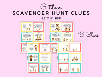 treasure hunt kids clues