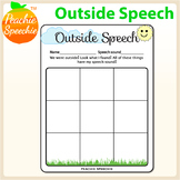 Outdoor Speech Therapy Worksheet