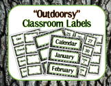 Outdoorsy Classroom Labels