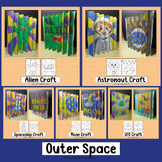 Outer Space Activities Astronaut Craft Agamograph Art Colo