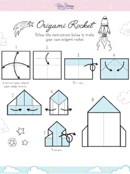 how to make paper rocket step by step