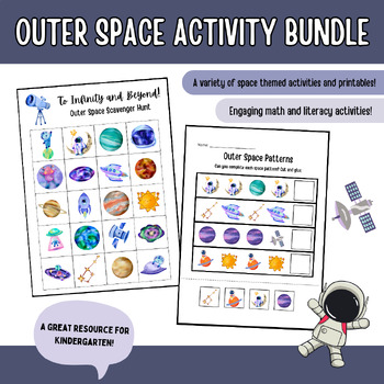 Preview of  Outer Space Theme Printable Activity Bundle
