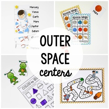 Preview of Outer Space Activity Pack