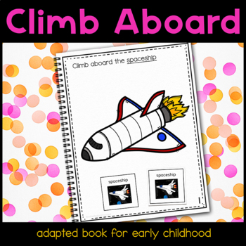 Preview of Circle Time Special Education Outer Space Adapted Book Space Activities