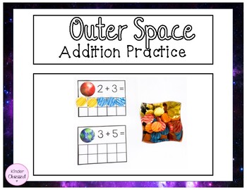 Preview of Outer Space Addition Practice