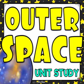 Preview of Outer Space Solar System Research Study Unit Aus U.K. Ame Worksheets Pack