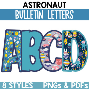 Preview of Outer Space Bulletin Board Letters / Science Bulletin Board Letters