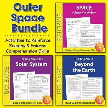 Preview of Outer Space BUNDLE -Solar System - Planets - Earth - Comets - Stars - Activities