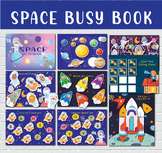 Outer Space Busy Book. Solar System Learning Binder.