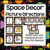 Outer Space Classroom Decor Visual Directions