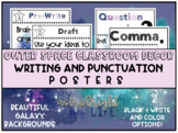 Outer Space Classroom Decor- Writing and Punctuation Posters