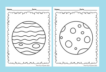 Outer Space Coloring Pages - Astronaut Coloring Sheets - Morning Work