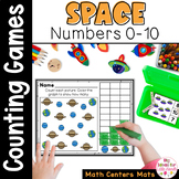 Outer Space Counting Objects Worksheet Numbers to 10 - Kin